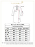 Vastramay Men's Cream Georgette Sherwani Only Top